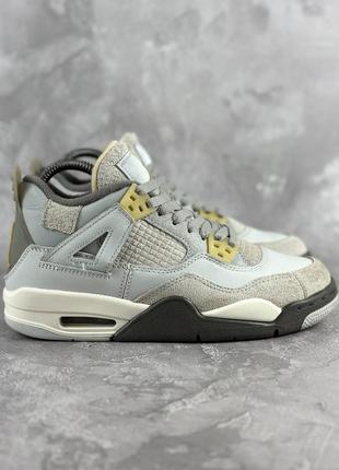 Nike air jordan retro 4 женские кожаные кроссовки оригинал размер 37.51 фото