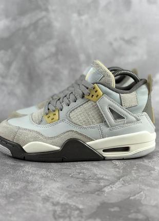 Nike air jordan retro 4 женские кожаные кроссовки оригинал размер 37.53 фото