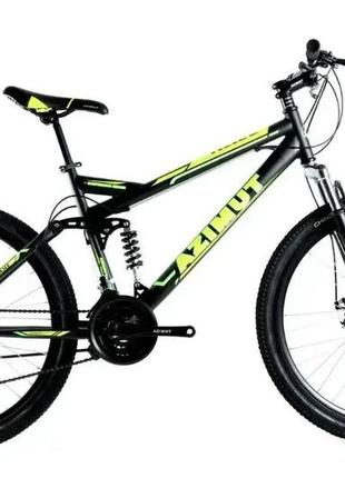 Велосипед azimut 26″ race gfrd рама 18, черно-желтый black-yellow