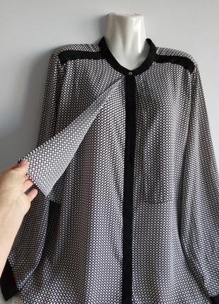 Нарядная коллекционная блуза, m&s, р. 18/3xl2 фото