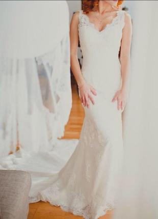 Свадебное платье со шлейфом трансформер5 фото