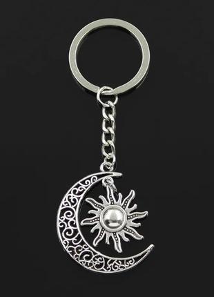 Брелок місяць і сонце галактика місяць амулет талісман сонце