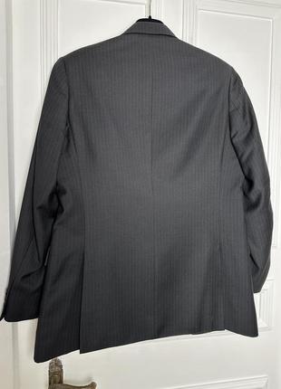 Пиджак в полоску из мужского плеча6 фото