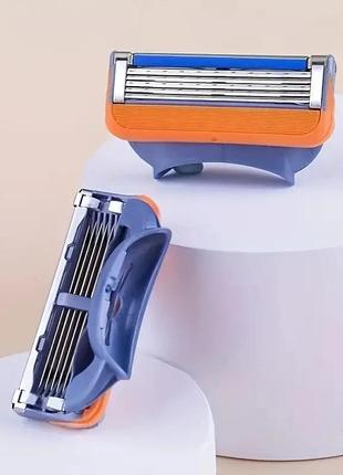Змінні касети для гоління gillette fusion леза картриджі для с...3 фото