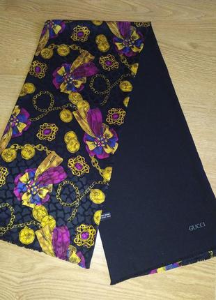 Gucci шикарный шарф кашное итальялия1 фото