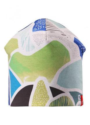Демісезонна демисезонная двухсторонняя шапка reima tanssi на 7-14 роки, 56-58 см