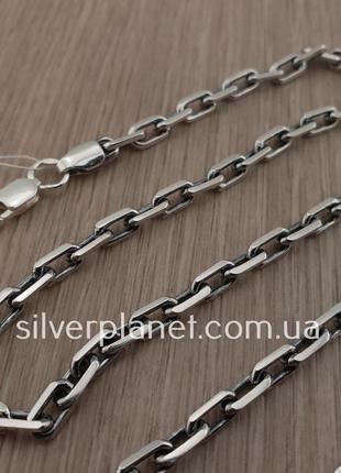 Срібний ланцюжок чоловічий якірного плетіння. цепочка срібло 9...5 фото