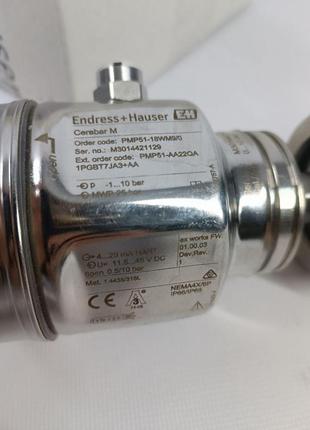 Датчик абсолютного тиску endress+hauser pmp51 з н/ж мембраною ...