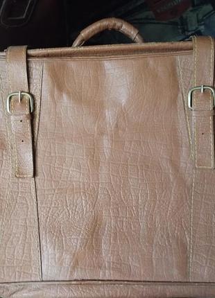 Вінтажна ретро шкіряна валіза сумка-портфель зір. у якісному вигляді1 фото