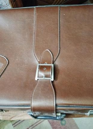 Вінтажна ретро шкіряна валіза сумка-портфель зір. у якісному вигляді2 фото