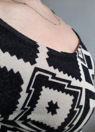 Сукня геометричний принт текстиль по фігурі бренд apricot5 фото