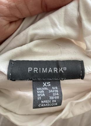 Primark xs/s базова ідеальна молочна віскоза водолазка гольф кофта з високим горлом7 фото