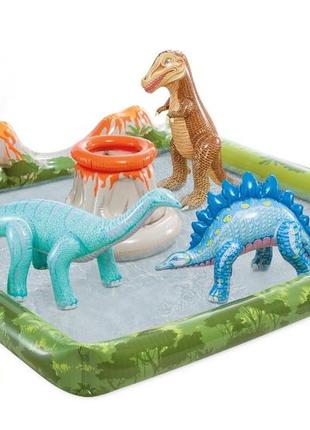Intex ігровий центр "парк динозаврів" | надувний басейн intex