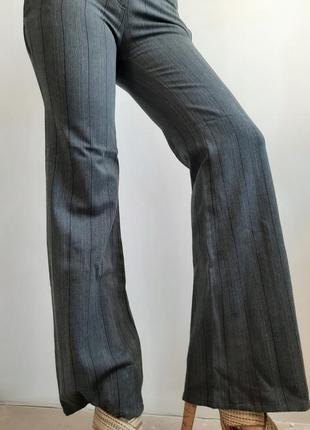 Щільні ділові брюки кльош від коліна/низ стегна6 фото