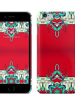 Пластиковий червоний чохол з дизайном iphone 6s plus4 фото