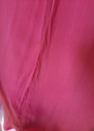 Малинова спідниця максі а-силует з кишенями #розвантажуюсь6 фото
