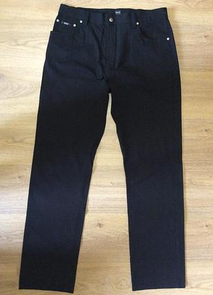 Мужские стрейчевые брюки джинсы hugo boss strech  оригинал р 35/34