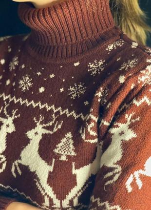 Зимовий новорічний светр3 фото