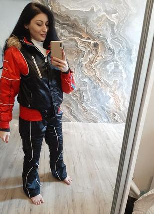 Комбінезон термо лижний костюм зимовий з хутром2 фото