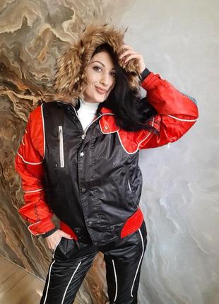 Комбінезон термо лижний костюм зимовий з хутром3 фото