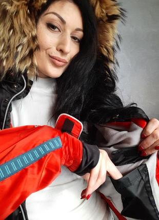 Комбінезон термо лижний костюм зимовий з хутром9 фото