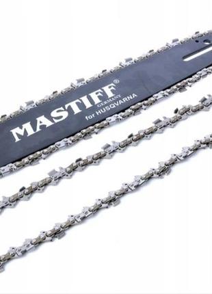 Шина + 2 цепи 38 см,шаг 3.25"(32 зуба,64 звена) mastiff 2