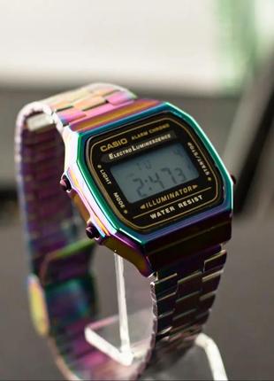 Casio a168 разноцветные унисекс1 фото