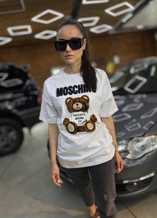 Футболка женская moschino1 фото