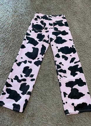 Джинсы shein pink cow оригинал4 фото