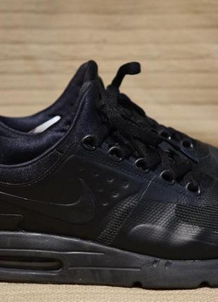 Черные фирменные кроссовки nike air max zero essential 876070-006 44,5 р.