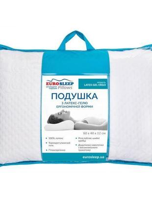 Подушка eurosleep latex gel ergo3 фото