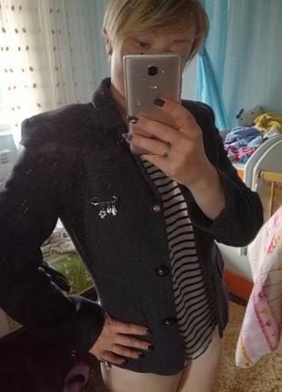 Пиджак из натуральной шерсти