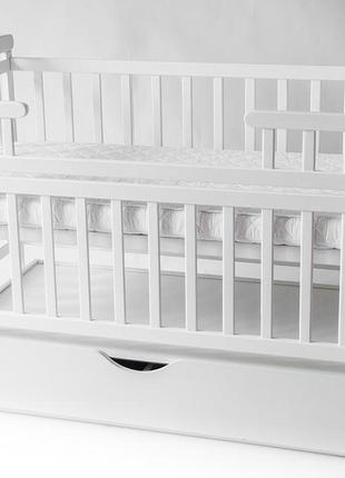 Дитяче ліжко трансформер човник біла дитячий сон