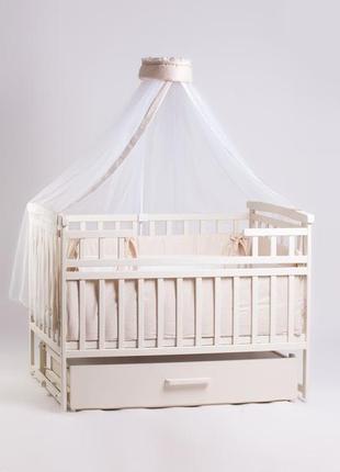 Дитяче ліжко трансформер човник ваніль дитячий сон3 фото