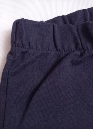 Young style. трикотажные шорты девочке. синие 3