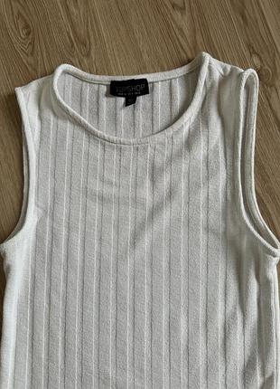 Стильний  топ,майка в рубчик  topshop