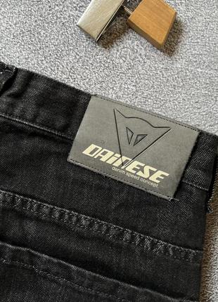 Темні сірі чорні італійські мотоджинси із захистом мотобрюки dainese pro-shape 2.0 оригінал  розмір 28 як нові8 фото