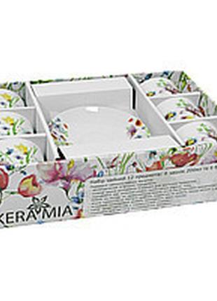 Набір чайний польові квіти keramia 24-198-079 12 предметів2 фото