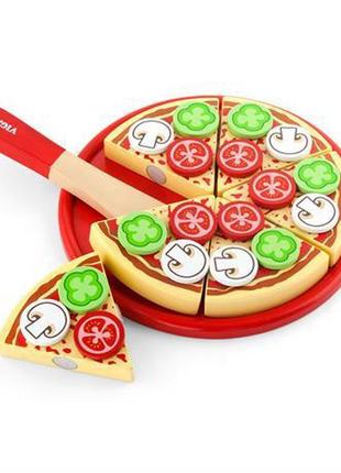 Ігровий набір viga toys "піца" 58500