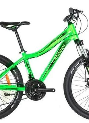 Велосипед crosser streаm 24" рама 13 зелений green