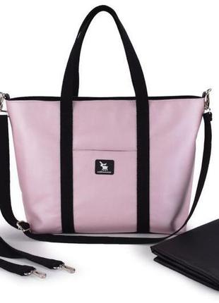 Сумка для коляски cottonmoose shopper 750/146 pearl pink leath...