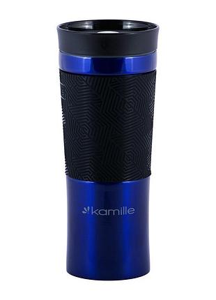 Термокружка kamille km-2065 480мл синя
