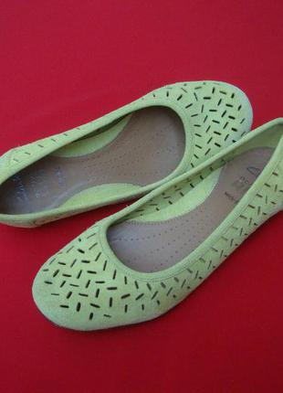 Балетки clarks натур замша 37 размер