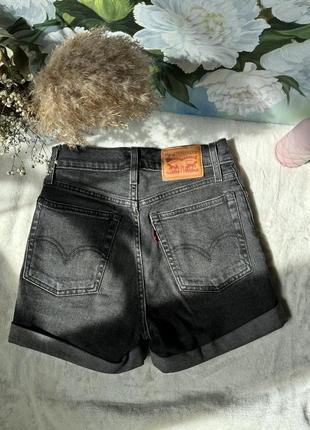 Серые шорты  levi’s wedgie shorts4 фото