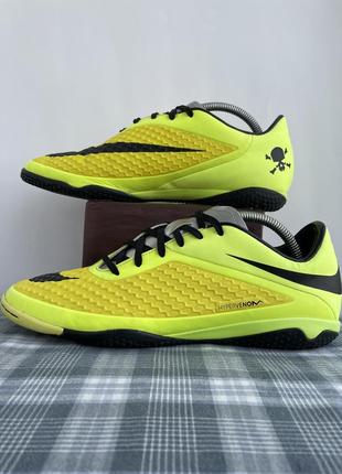 Мужские футзалки (сороконожки копы бутсы копочки копачки) nike hypervenom phelon ic glff442 фото