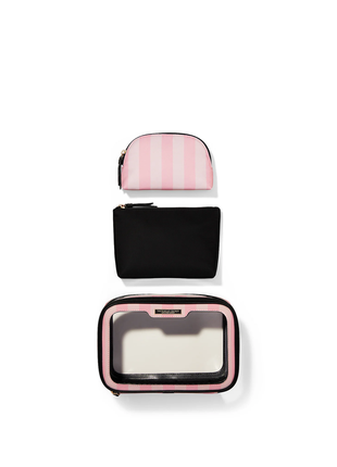 Косметичка 3в1 victoria's secret 3-piece makeup bag3 фото