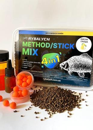 Method/stick mix rybalych 4в1 кисла груша, 400гр(ryb-msm005)1 фото
