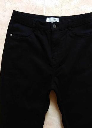 Брендовые черные джинсы скинни с высокой талией terranova, 40 размер.5 фото