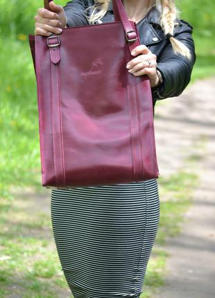Сумка shopper wb_024_bordo