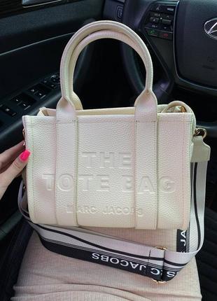 Женская сумка marc jacobs tote bag mini milk